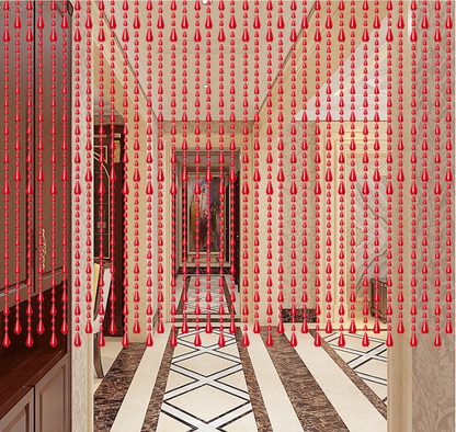 New crystal bead curtain door curtain, partition, no punch, bathroom, entrance, living room, decorative aisle, household fashion crystal bead door curtains